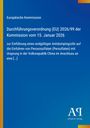 Europäische Kommission: Durchführungsverordnung (EU) 2026/99 der Kommission vom 15. Januar 2026, Buch