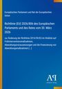 Text: "Europäisches Parlament und Rat der Europäischen Union", "Richtlinie (EU) 2026/806", blaues Design, Verlag-Logo unten.