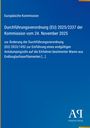 Europäische Kommission, Antidumpingzoll-Verordnung. Blaues Design mit gelber Leiste und Verlag-Logo.
