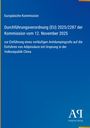Europäische Kommission: Durchführungsverordnung (EU) 2025/2287 der Kommission vom 12. November 2025, Buch