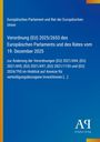 Europäisches Parlament und Rat der Europäischen Union: Verordnung (EU) 2025/2653 des Europäischen Parlaments und des Rates vom 19. Dezember 2025, Buch