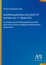 Rat der Europäischen Union: Durchführungsbeschluss (EU) 2025/2157 des Rates vom 17. Oktober 2025, Buch