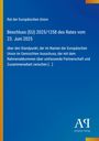 Rat der Europäischen Union: Beschluss (EU) 2025/1258 des Rates vom 23. Juni 2025, Buch