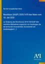 Rat der Europäischen Union: Beschluss (GASP) 2025/1478 des Rates vom 18. Juli 2025, Buch