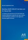 Text über EU-Beschluss zu Belarus und Russlands Ukraine-Aggression; blaues Layout mit Antiphon Verlag Logo.