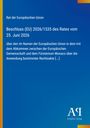 „Beschluss (EU) 2026/1535 des Rates vom 25. Juni 2026“ auf blauem Hintergrund mit gelb und Logo „Antiphon Verlag“.