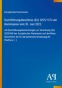 Europäische Kommission: Durchführungsbeschluss (EU) 2025/1274 vom 30. Juni 2025. Blauem Hintergrund, links ist ein gelber Streifen. 