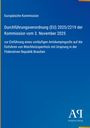 Europäische Kommission: Durchführungsverordnung (EU) 2025/2219 der Kommission vom 3. November 2025, Buch