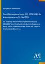 Europäische Kommission: Durchführungsbeschluss (EU) 2026/1191 der Kommission vom 28. Mai 2026, Buch