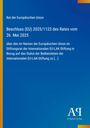Rat der Europäischen Union: Beschluss (EU) 2025/1123 des Rates vom 26. Mai 2025, Buch