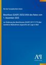 Text über Beschluss (GASP) der EU zu Mali; blau mit gelbem Streifen und Verlag-Logo unten rechts.