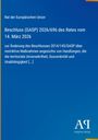 "Rat der Europäischen Union. Beschluss (GASP) 2026/696 des Rates vom 14. März 2026. Antiphon Verlag. Blaues Design."