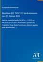 Text über EU-Kommissionsbeschluss zu Beihilfen für Flughafen Târgu Mureș. Blaues Design, Antiphon Verlag Logo.