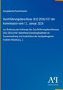 Text: "Europäische Kommission, Durchführungsbeschluss (EU) 2026/107 vom 12. Januar 2026 über Sofortmaßnahmen zu Aviärer Influenza." Unten rechts Logo mit "Antiphon Verlag". Hintergrund in Blau.