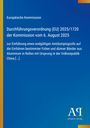 Europäische Kommission: Durchführungsverordnung (EU) 2025/1720 der Kommission vom 6. August 2025, Buch