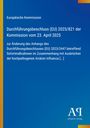 Europäische Kommission: Beschluss zur Änderung des Anhangs des Beschlusses zu Maßnahmen gegen Aviäre Influenza. Blaues Design.