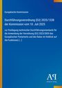 Europäische Kommission: Durchführungsverordnung (EU) 2025/1338 der Kommission vom 10. Juli 2025, Buch
