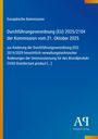 Europäische Kommission: Durchführungsverordnung (EU) 2025/2104 der Kommission vom 21. Oktober 2025, Buch