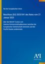 Rat der Europäischen Union: Beschluss (EU) 2025/541 des Rates vom 27. Januar 2025, Buch