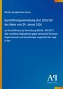 Rat der Europäischen Union: Durchführungsverordnung (EU) 2026/267 des Rates vom 29. Januar 2026, Buch