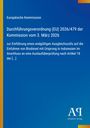 Europäische Kommission: Durchführungsverordnung (EU) 2026/479 der Kommission vom 3. März 2026, Buch