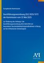 Europäische Kommission: Durchführungsverordnung zur Änderung der Seuchenbekämpfung bei Afrikanischer Schweinepest. Blaues Cover.
