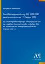 Text zur EU-Verordnung über Antidumpingzölle auf Stahl. Hintergrund in Blau mit gelben/roten Akzenten links.