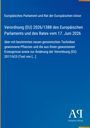 Europäisches Parlament und Rat der Europäischen Union: Verordnung (EU) 2026/1388 des Europäischen Parlaments und des Rates vom 17. Juni 2026, Buch
