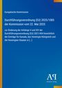 Europäische Kommission: Durchführungsverordnung (EU) 2025/1085 der Kommission vom 22. Mai 2025, Buch