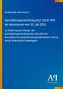 Europäische Kommission: Durchführungsverordnung (EU) 2026/1908 der Kommission vom 30. Juli 2026, Buch