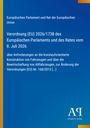 Europäisches Parlament und Rat der Europäischen Union: Verordnung (EU) 2026/1738 des Europäischen Parlaments und des Rates vom 8. Juli 2026, Buch