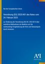 Rat der Europäischen Union: Verordnung (EU) 2025/401 des Rates vom 24. Februar 2025, Buch