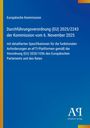 Europäische Kommission: Durchführungsverordnung (EU) 2025/2243 der Kommission vom 6. November 2025, Buch