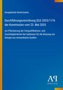 Europäische Kommission: Durchführungsverordnung (EU) 2025/1176 der Kommission vom 23. Mai 2025, Buch