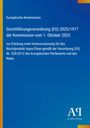 Europäische Kommission: Durchführungsverordnung (EU) 2025/1977 der Kommission vom 1. Oktober 2025, Buch