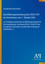 Europäische Kommission: Durchführungsverordnung (EU) 2025/1979 der Kommission vom 1. Oktober 2025, Buch