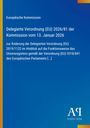 Europäische Kommission: Delegierte Verordnung (EU) 2026/81 der Kommission vom 13. Januar 2026, Buch