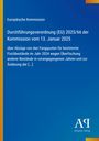 Europäische Kommission: Durchführungsverordnung (EU) 2025/66 der Kommission vom 13. Januar 2025, Buch