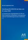 Rat der Europäischen Union: Verordnung (EU) 2025/202 des Rates vom 30. Januar 2025, Buch