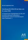Rat der Europäischen Union: Verordnung (EU) 2026/249 des Rates vom 26. Januar 2026, Buch