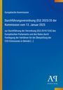 Europäische Kommission: Durchführungsverordnung (EU) 2025/35 der Kommission vom 13. Januar 2025, Buch
