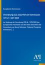 Europäische Kommission: Verordnung (EU) 2026/909 der Kommission vom 27. April 2026, Buch