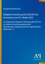 Europäische Kommission: Delegierte Verordnung (EU) 2026/269 der Kommission vom 29. Oktober 2025, Buch