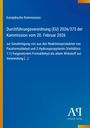 Cover der "Durchführungsverordnung (EU) 2026/373" der Europäischen Kommission. Blaues Design mit gelbem Rand.