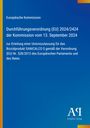 Durchführungsverordnung (EU) 2024/2424 zur Zulassung für SANICALCO S. Auf blauem Hintergrund. Links gelber Streifen.