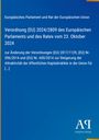Verordnung (EU) 2024/2809 des Parlaments vom 23. Oktober 2024 zur Änderung kapitalmarktrechtlicher Verordnungen.