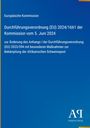 Durchführungsverordnung (EU) 2024/1661 zur Änderung des Anhangs I. Blauer Hintergrund mit Verlagslogo unten rechts.