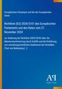 Richtlinie (EU) 2024/3101 zur Änderung der Meeresverschmutzung durch Schiffe, mit Sanktionen bei Verstößen. Blauer Hintergrund.