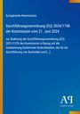 Europäische Kommission, Verordnung (EU) 2024/1748, Juni 2024. Dominante blaue Farbe, Logo des Antiphon Verlags.