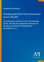 Europäische Kommission, Verordnung (EU) 2024/1355, Änderung Anhänge Verordnung 396/2005, Logo: Antiphon Verlag, Blau.
